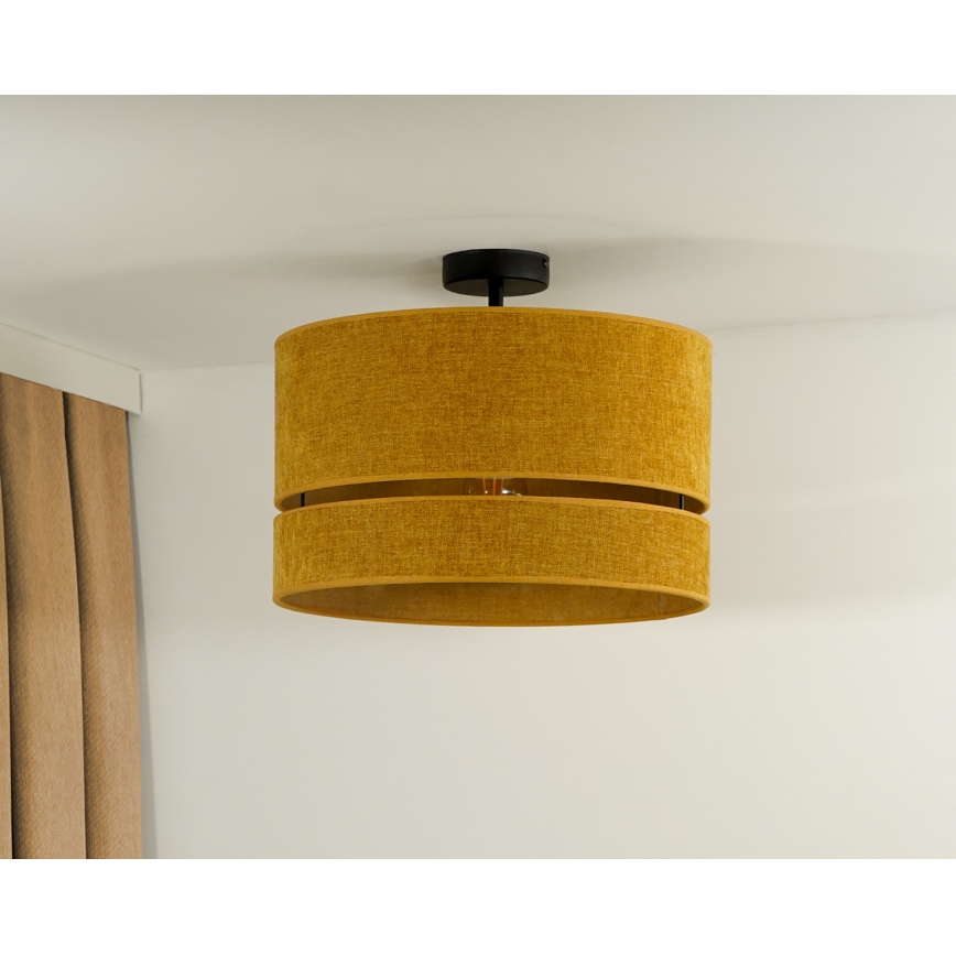 Duolla - Lampadario a plafone DOUBLE 1xE27/15W/230V diametro 40 cm arancione