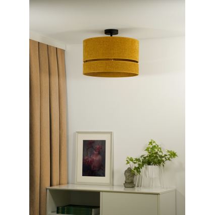 Duolla - Lampadario a plafone DOUBLE 1xE27/15W/230V diametro 40 cm arancione