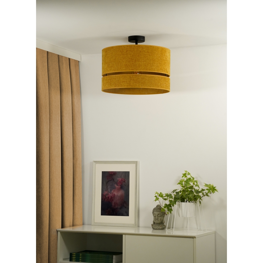 Duolla - Lampadario a plafone DOUBLE 1xE27/15W/230V diametro 40 cm arancione