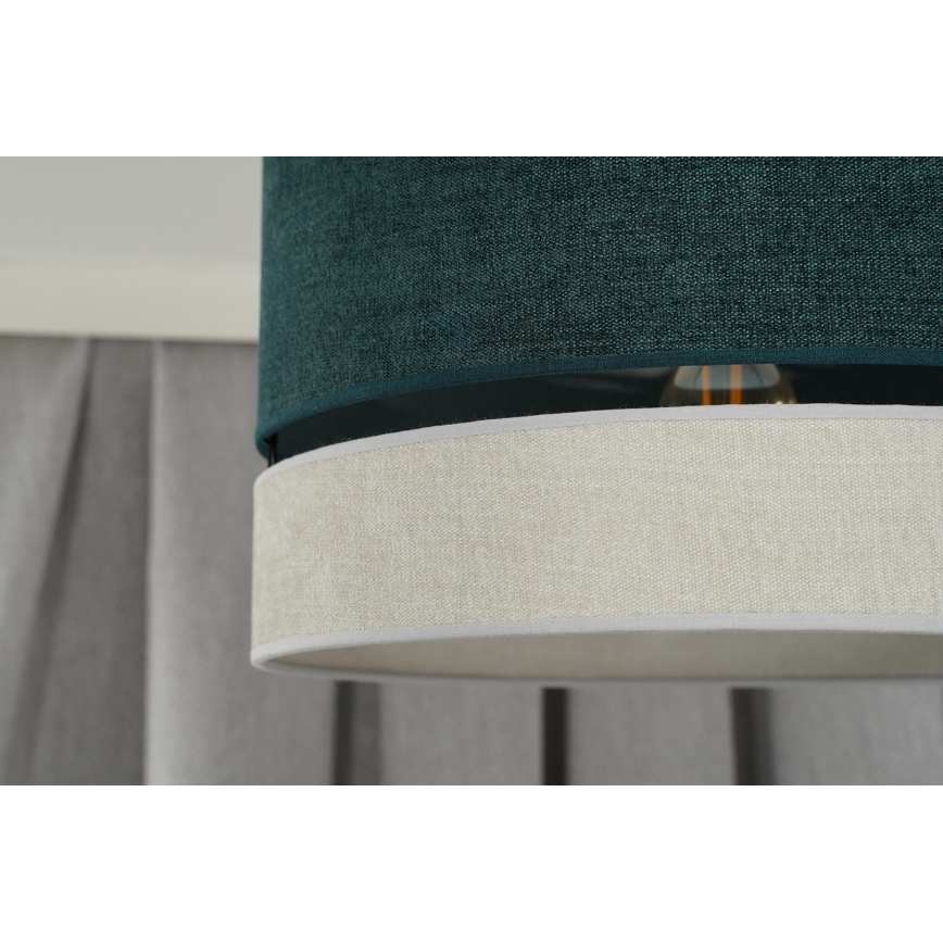 Duolla - Lampadario a plafone DOUBLE 1xE27/15W/230V diametro 40 cm verde/grigio