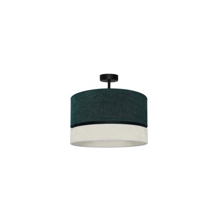 Duolla - Lampadario a plafone DOUBLE 1xE27/15W/230V diametro 40 cm verde/grigio