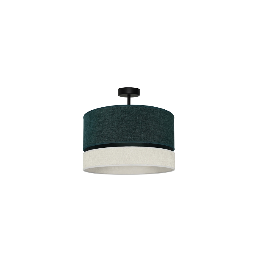Duolla - Lampadario a plafone DOUBLE 1xE27/15W/230V diametro 40 cm verde/grigio