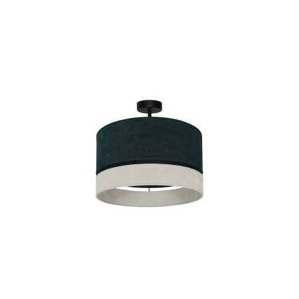 Duolla - Lampadario a plafone DOUBLE 1xE27/15W/230V diametro 40 cm verde/grigio