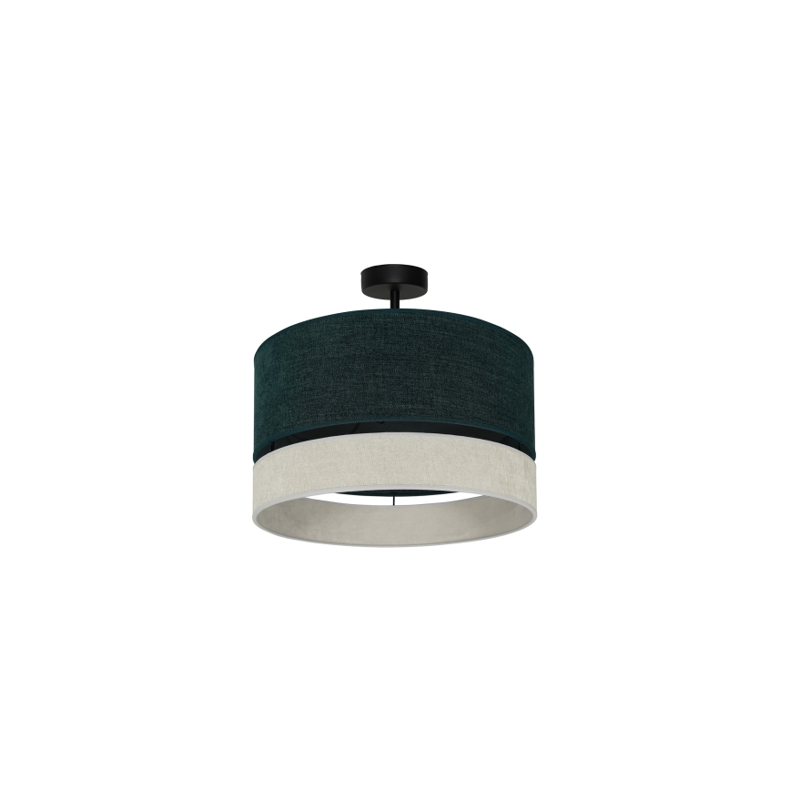 Duolla - Lampadario a plafone DOUBLE 1xE27/15W/230V diametro 40 cm verde/grigio