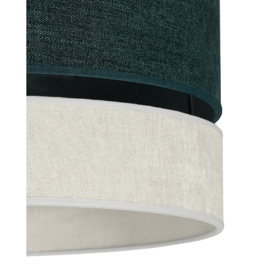Duolla - Lampadario a plafone DOUBLE 1xE27/15W/230V diametro 40 cm verde/grigio
