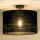 Duolla - Lampadario a plafone DOUBLE RATTAN 1xE27/15W/230V diametro 40 cm nero