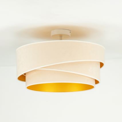 Duolla - Lampadario a plafone KOBO 1xE27/15W/230V diametro 45 cm color crema