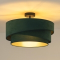 Duolla - Lampadario a plafone KOBO 1xE27/15W/230V diametro 45 cm verde