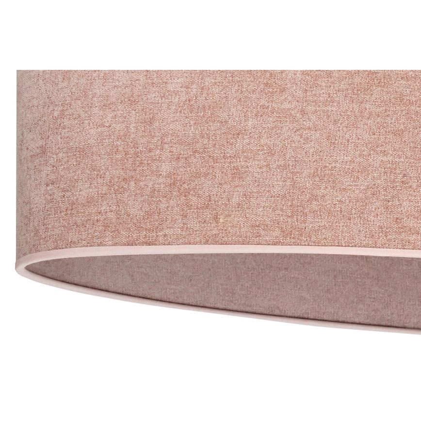 Duolla - Lampadario a plafone OVAL 2xE27/15W/230V rosa
