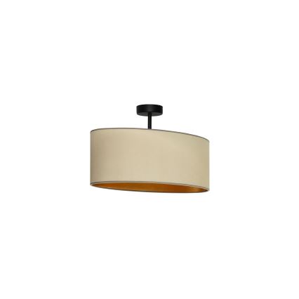 Duolla - Lampadario a plafone OVAL VEGAN 1xE27/15W/230V beige