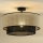 Duolla - Lampadario a plafone RATTAN YUTE 1xE27/15W/230V diametro 45 cm color crema/nero