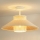 Duolla - Lampadario a plafone RIO RATTAN 1xE27/15W/230V diametro 45 cm beige/rattan