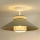 Duolla - Lampadario a plafone RIO RATTAN 1xE27/15W/230V diametro 45 cm verde/rattan