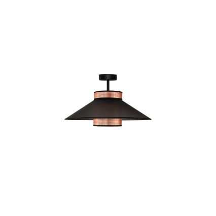 Duolla - Lampadario a plafone RIO SHINY 1xE27/15W/230V diametro 45 cm nero/rame