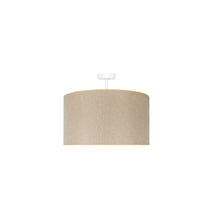 Duolla - Lampadario a plafone ROLLER ECO RECYCLING 1xE27/15W/230V diametro 45 cm color crema