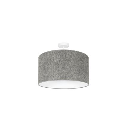Duolla - Lampadario a plafone ROLLER ECO RECYCLING 1xE27/15W/230V diametro 45 cm grigio
