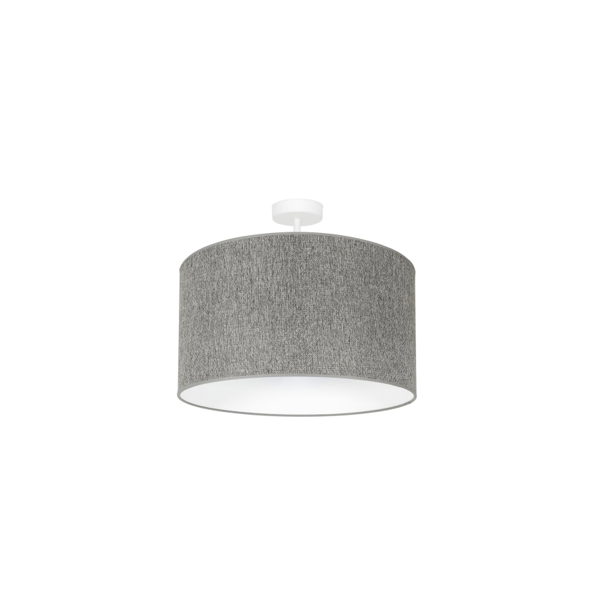 Duolla - Lampadario a plafone ROLLER ECO RECYCLING 1xE27/15W/230V diametro 45 cm grigio
