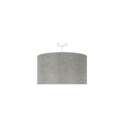 Duolla - Lampadario a plafone ROLLER ECO RECYCLING 1xE27/15W/230V diametro 45 cm grigio