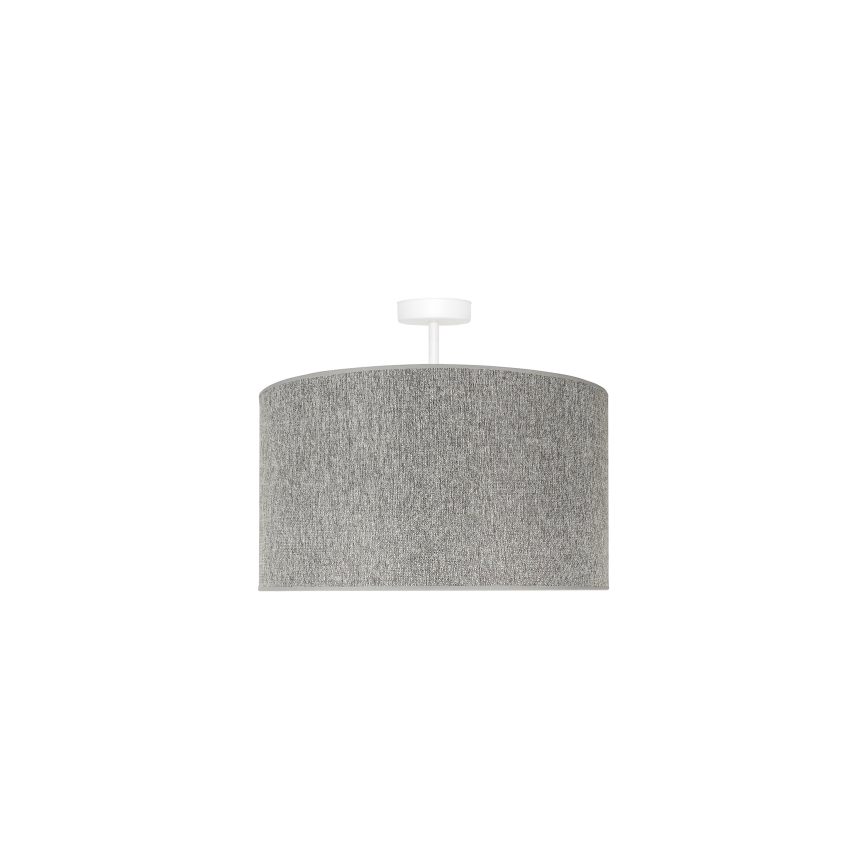 Duolla - Lampadario a plafone ROLLER ECO RECYCLING 1xE27/15W/230V diametro 45 cm grigio
