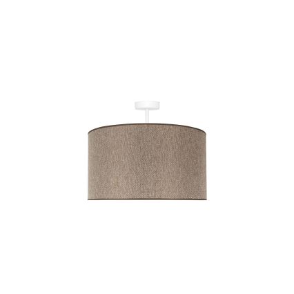 Duolla - Lampadario a plafone ROLLER ECO RECYCLING 1xE27/15W/230V diametro 45 cm marrone