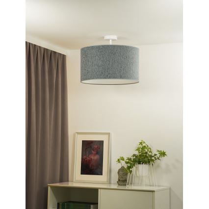Duolla - Lampadario a plafone ROLLER ECO RECYCLING 1xE27/15W/230V diametro 45 cm verde