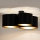 Duolla - Lampadario a plafone ROLLER TRIO SHINY 3xE27/15W/230V nero/oro