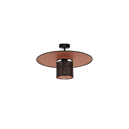Duolla - Lampadario a plafone TOKYO SHINY 1xE27/15W/230V diametro 50 cm nero/rame