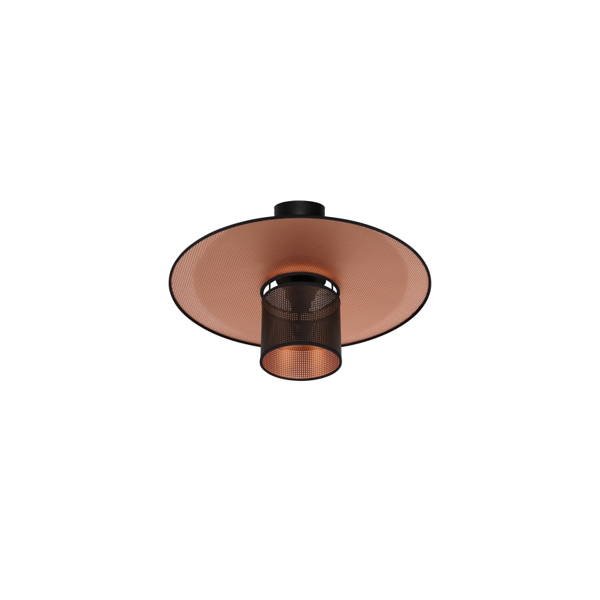 Duolla - Lampadario a plafone TOKYO SHINY 1xE27/15W/230V diametro 50 cm nero/rame