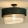 Duolla - Lampadario a plafone TRIO 1xE27/15W/230V diametro 45 cm verde/grigio/bianco