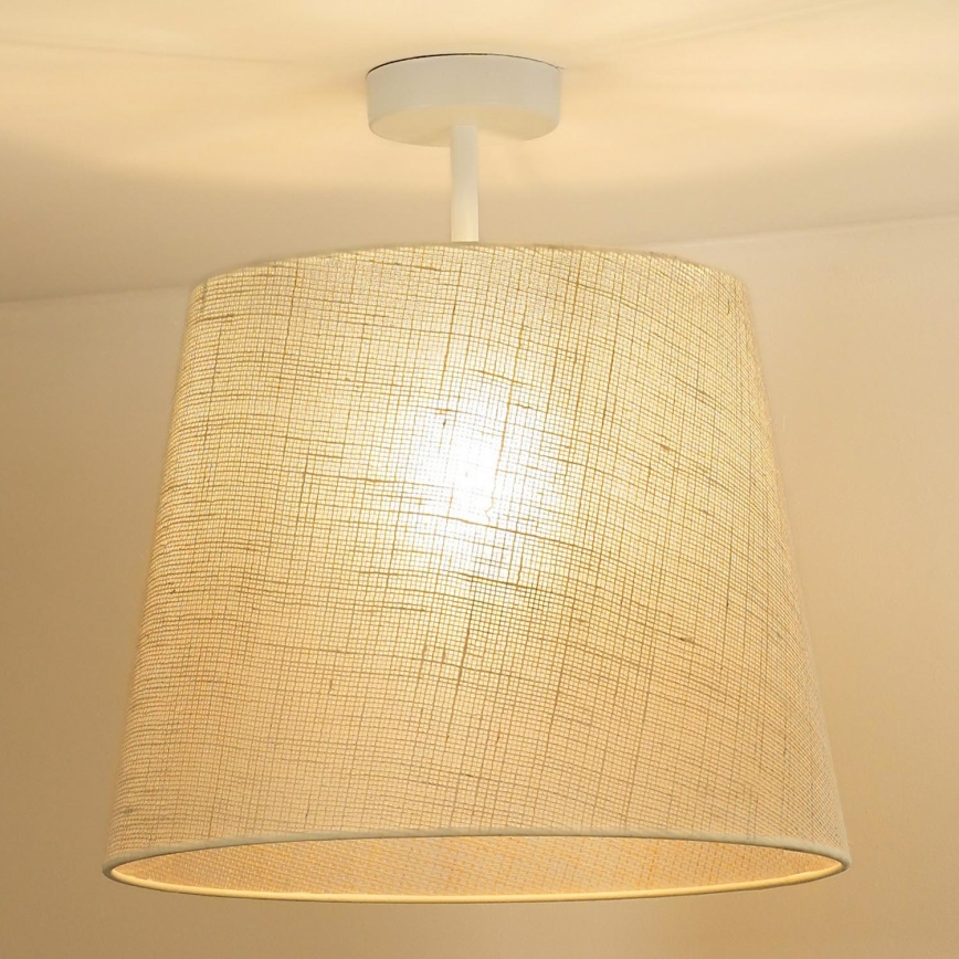 Duolla - Lampadario a plafone YUTE 1xE27/15W/230V diametro 38 cm grigio