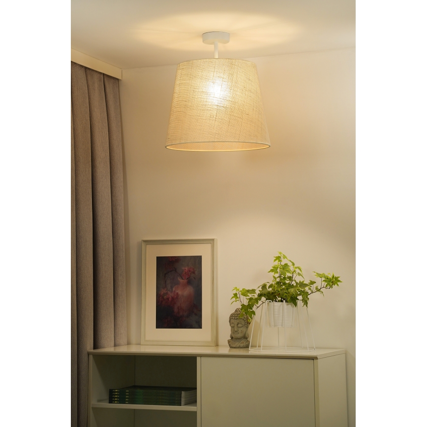 Duolla - Lampadario a plafone YUTE 1xE27/15W/230V diametro 38 cm grigio