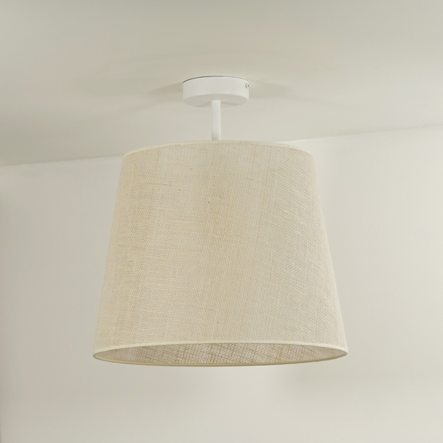 Duolla - Lampadario a plafone YUTE 1xE27/15W/230V diametro 38 cm grigio