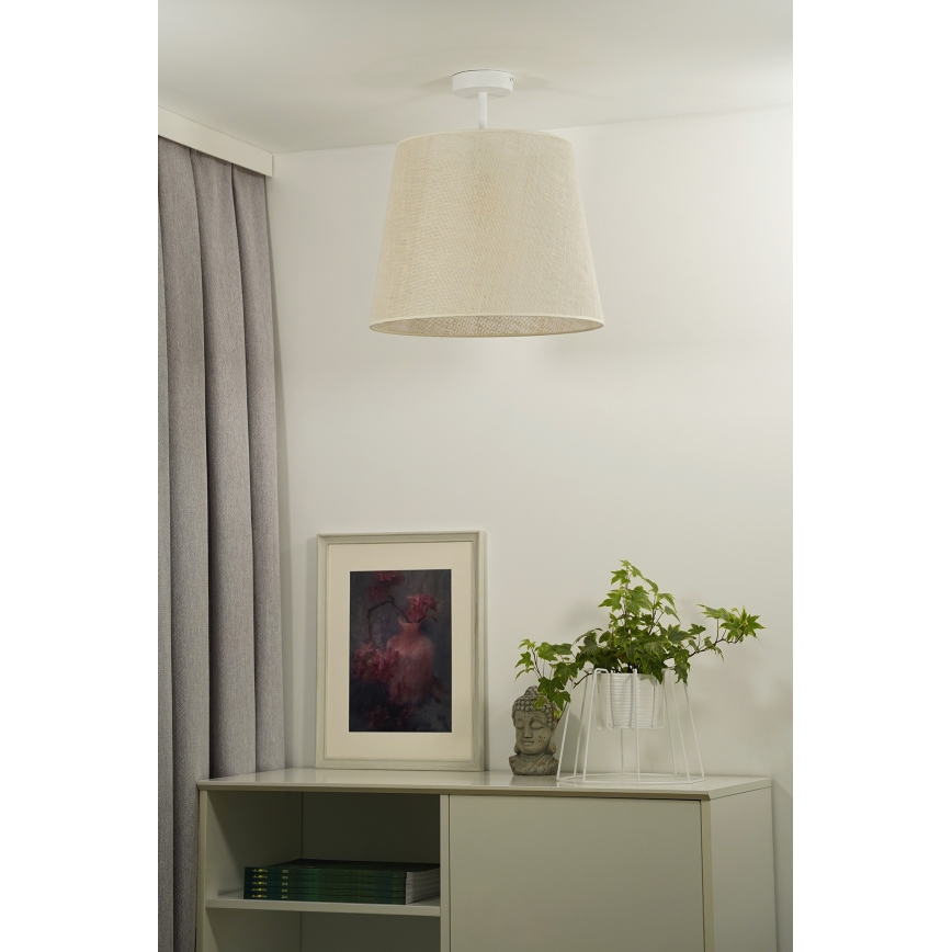 Duolla - Lampadario a plafone YUTE 1xE27/15W/230V diametro 38 cm grigio
