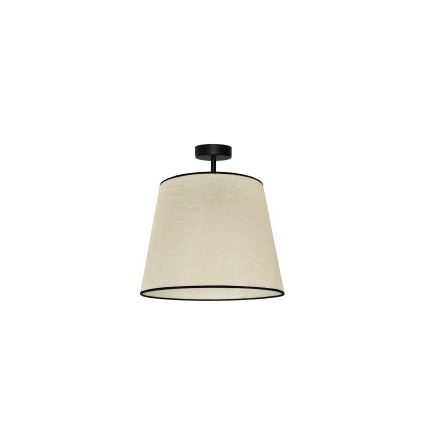 Duolla - Lampadario a plafone YUTE 1xE27/15W/230V diametro 38 cm grigio/nero
