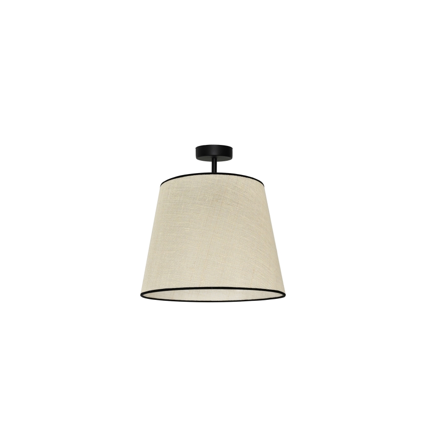 Duolla - Lampadario a plafone YUTE 1xE27/15W/230V diametro 38 cm grigio/nero