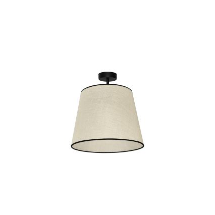 Duolla - Lampadario a plafone YUTE 1xE27/15W/230V diametro 38 cm grigio/nero