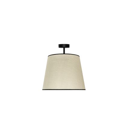 Duolla - Lampadario a plafone YUTE 1xE27/15W/230V diametro 38 cm grigio/nero