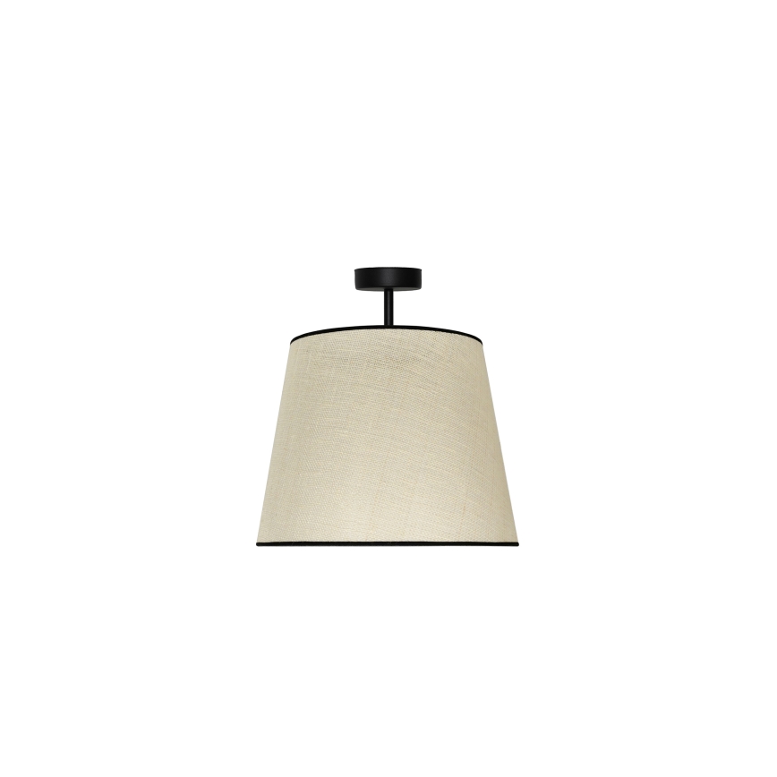 Duolla - Lampadario a plafone YUTE 1xE27/15W/230V diametro 38 cm grigio/nero