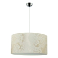 Duolla - Lampadario a sospensione con filo ALTO 1xE27/40W/230V diametro 45 cm beige