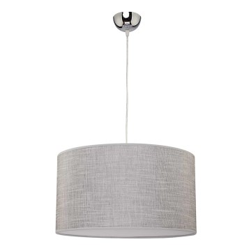 Duolla - Lampadario a sospensione con filo ALTO 1xE27/40W/230V diametro 45 cm grigio