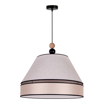 Duolla - Lampadario a sospensione con filo AVIGNON 1xE27/15W/230V diametro 50 cm beige