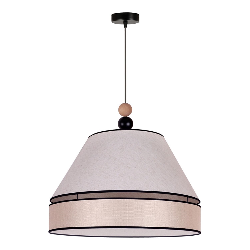 Duolla - Lampadario a sospensione con filo AVIGNON 1xE27/15W/230V diametro 50 cm beige