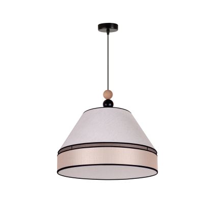 Duolla - Lampadario a sospensione con filo AVIGNON 1xE27/15W/230V diametro 50 cm beige