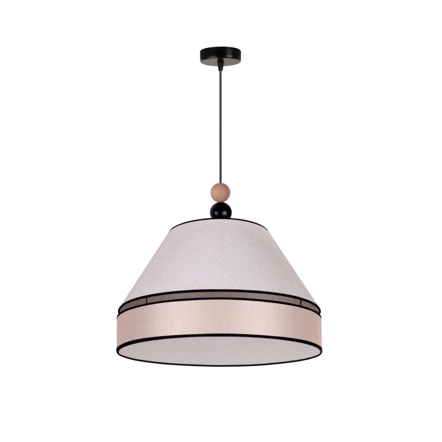 Duolla - Lampadario a sospensione con filo AVIGNON 1xE27/15W/230V diametro 50 cm beige
