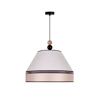 Duolla - Lampadario a sospensione con filo AVIGNON 1xE27/15W/230V diametro 50 cm beige