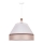 Duolla - Lampadario a sospensione con filo AVIGNON 1xE27/15W/230V diametro 50 cm bianco/beige