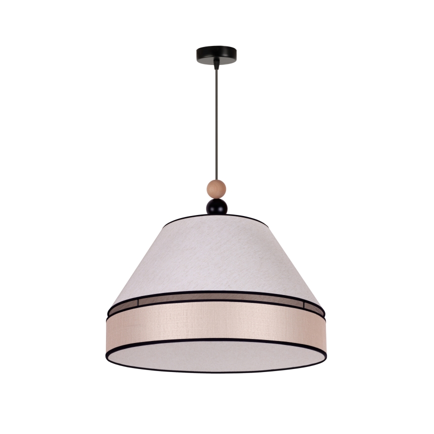Duolla - Lampadario a sospensione con filo AVIGNON 1xE27/15W/230V diametro 60 cm beige