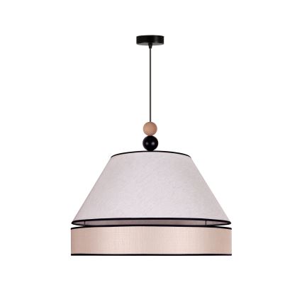 Duolla - Lampadario a sospensione con filo AVIGNON 1xE27/15W/230V diametro 60 cm beige