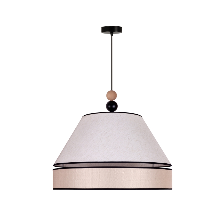 Duolla - Lampadario a sospensione con filo AVIGNON 1xE27/15W/230V diametro 60 cm beige
