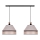 Duolla - Lampadario a sospensione con filo AVIGNON 2xE27/15W/230V beige